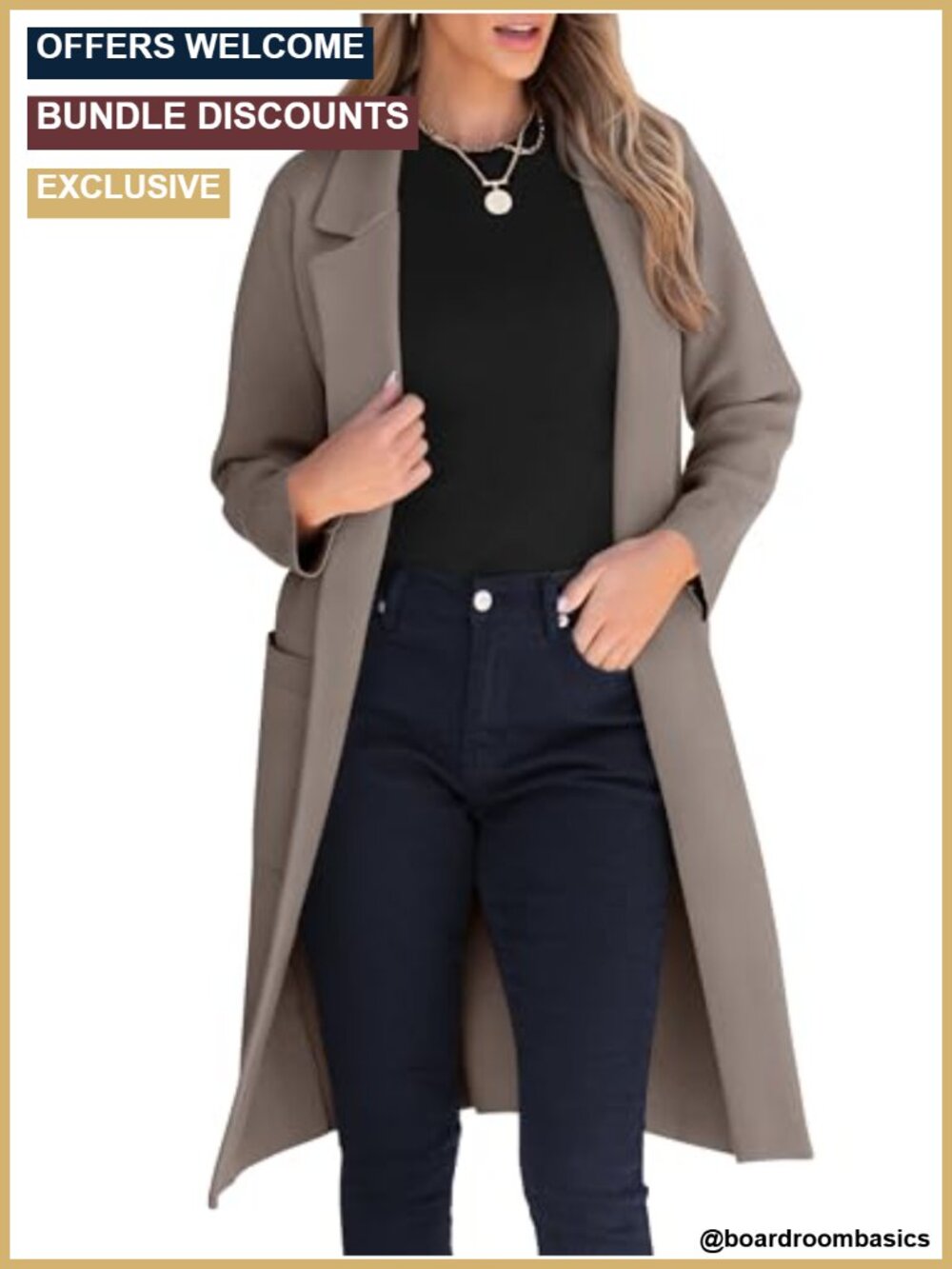 Oversized Cardigan Sweater for Women Notch Lapel Long Sleeve Cozy Fall Winter
